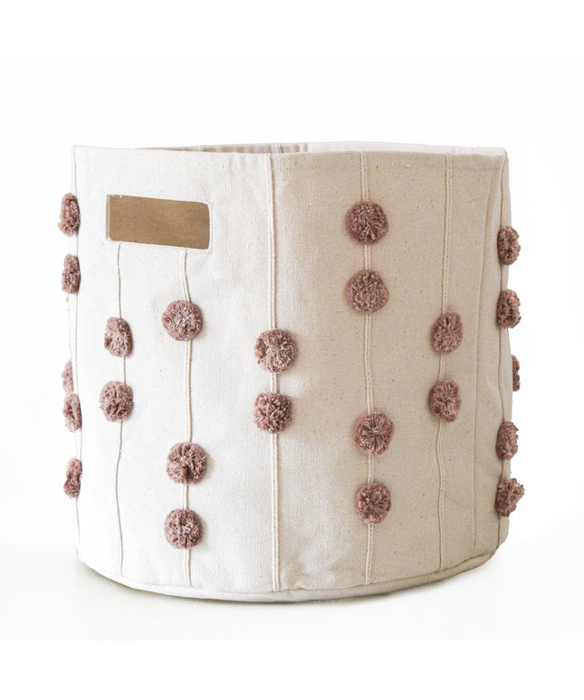 Pompom Storage Basket - Pecan