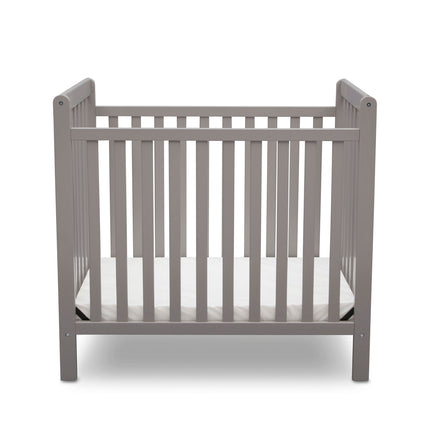 Classic Mini Crib with 2.75-inch Mattress - Convertible to Twin Bed