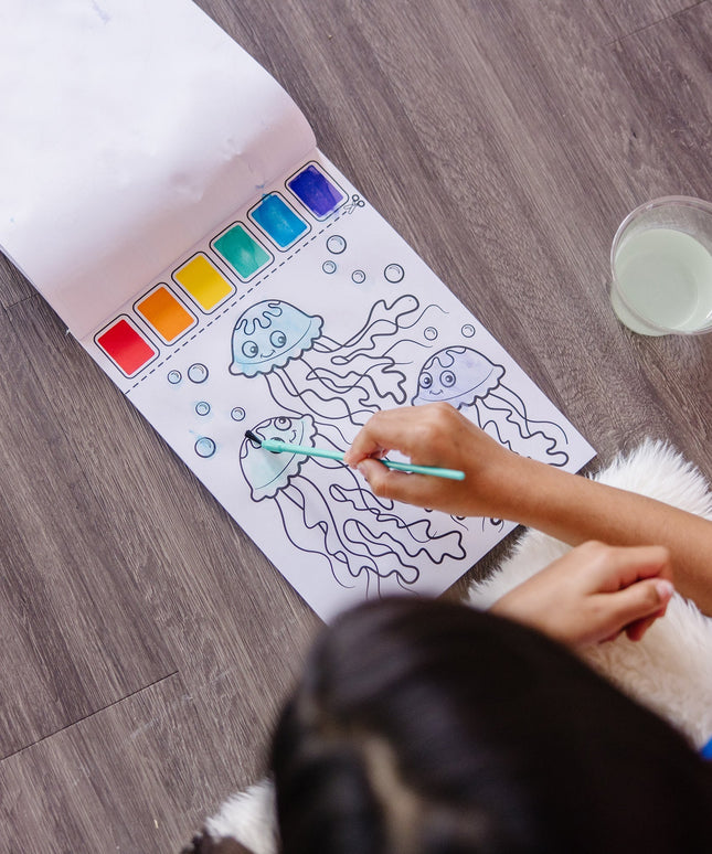 Paint With Water Activity Book - Ocean