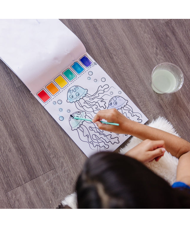 Paint With Water Activity Book - Ocean