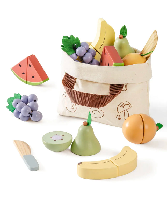 Wooden Childs Play Food Set - Fruit