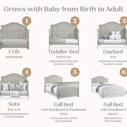 Asher 6-in-1 Convertible Crib