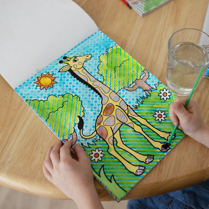 My First Paint with Water 3-Pack: Animals, Vehicles, Multi-Themed