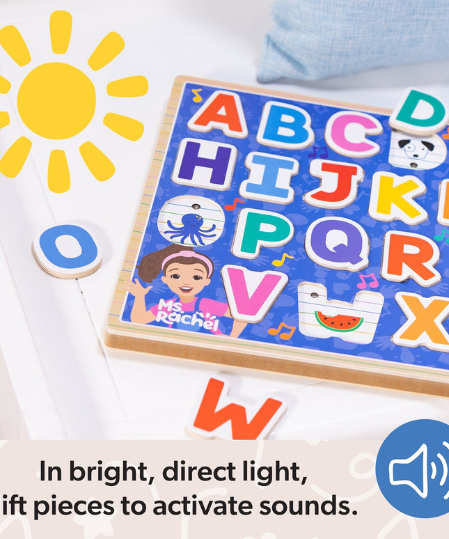 Ms. Rachel™  Wooden Phonics Alphabet Sound Puzzle - 26 Pieces