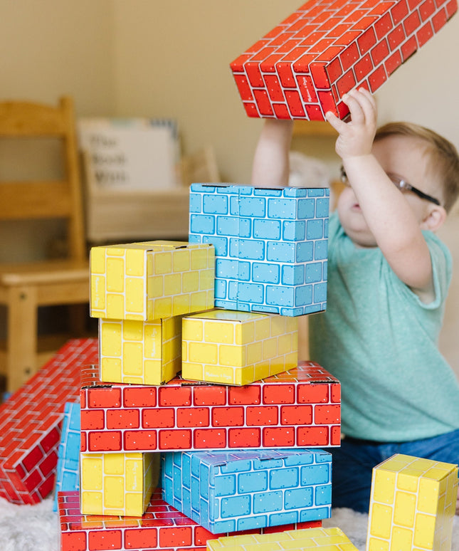 Deluxe Jumbo Cardboard Blocks - 40 Pieces