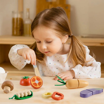 Wooden Childs Play Food Set - Vegetables