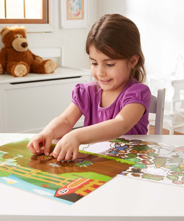 Reusable Sticker Pad 3-Pack: Jungle, Farm, Under the Sea