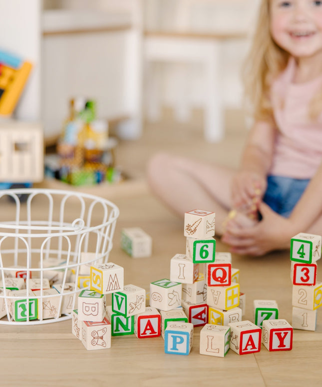 Wooden ABC/123 Blocks