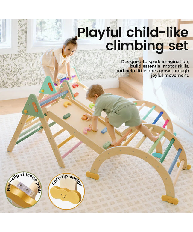 Tiny Land® 7-in-1 Morandi Pikler Triangle Set