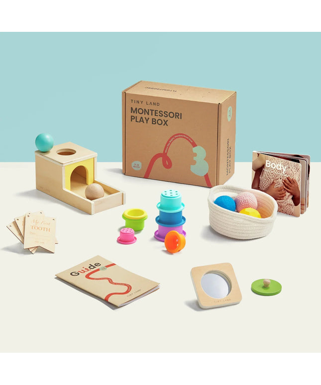Tiny Land® Montessori Toys Set for Newborns ( 6-9 Month )