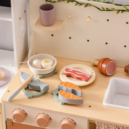 Wooden Childs Play Food Set - Meat