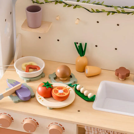 Wooden Childs Play Food Set - Vegetables