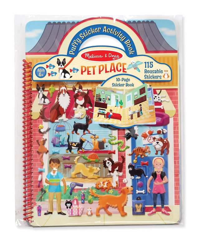 Puffy Sticker Activity Book - Pet Place