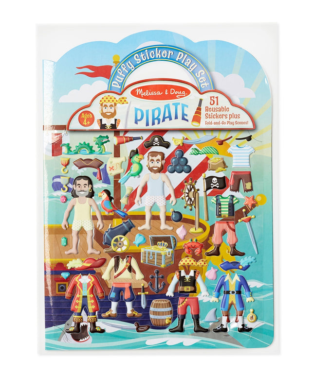 Puffy Sticker Play Set - Pirate