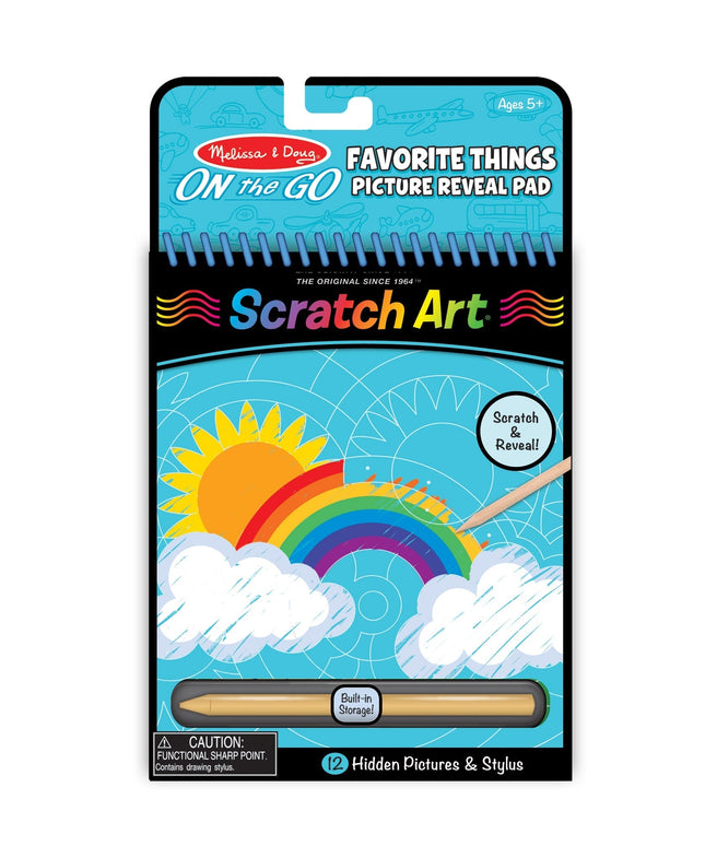 On the Go Scratch Art Picture Reveal Pad - Favorite Things