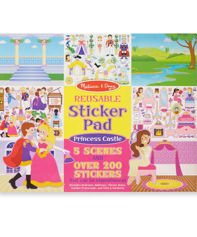 Reusable Sticker Pad - Princess Castle