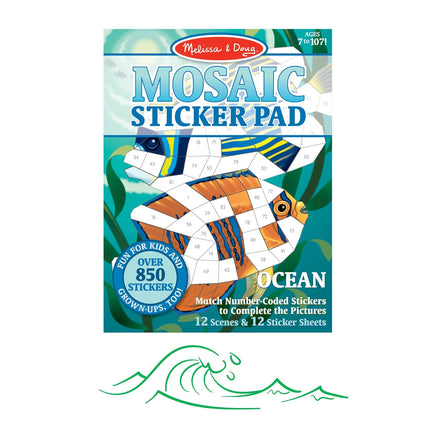 Mosaic Sticker Pad - Ocean