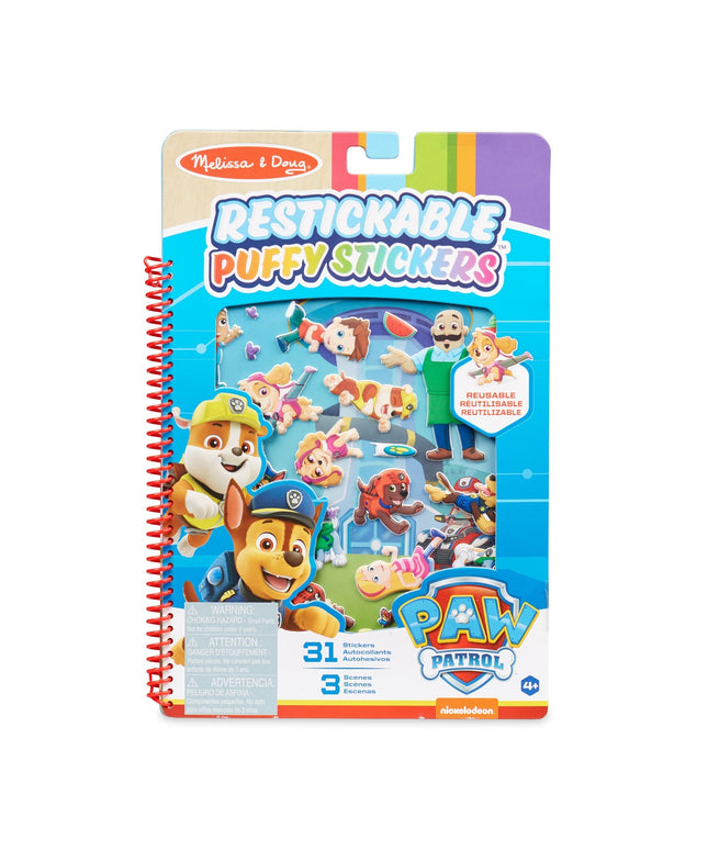PAW Patrol Restickable Puffy Stickers - Adventure Bay