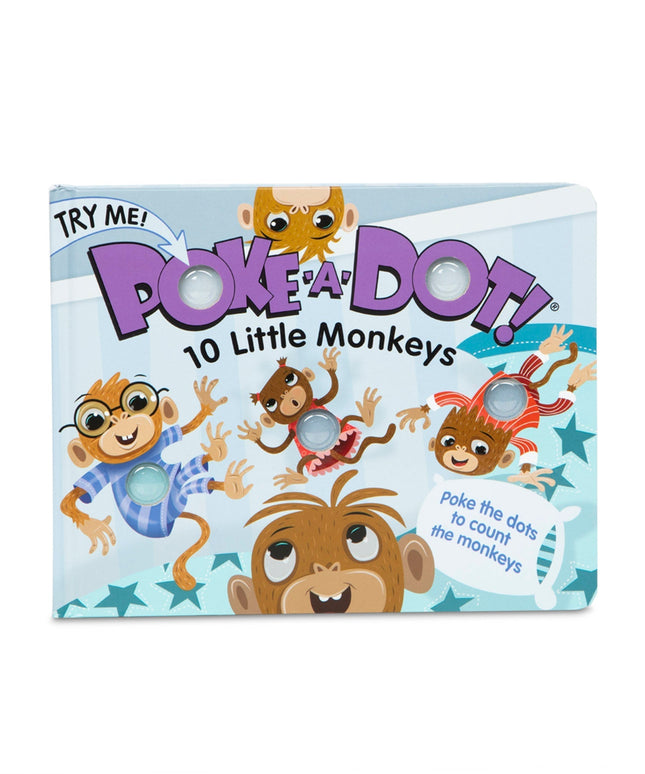 Poke-a-Dot: 10 Little Monkeys Board Book