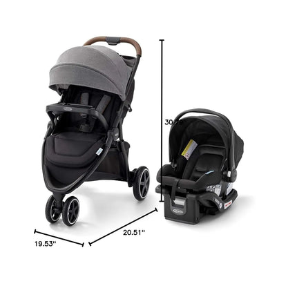 Outpace All-Terrain Travel System - Grey