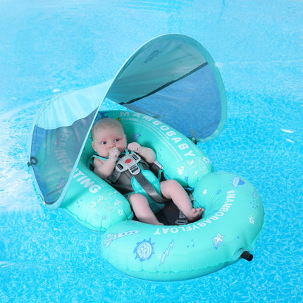Mambobaby Float Self-Inflating Floating Bed with Canopy