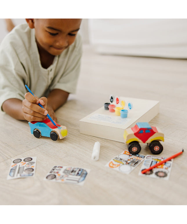 Created By Me!™ Vehicles Craft Kit 2-Pack: Race Car & Monster Truck