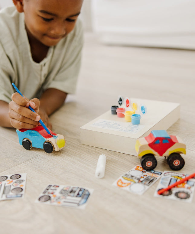 Created By Me!™ Vehicles Craft Kit 2-Pack: Race Car & Monster Truck