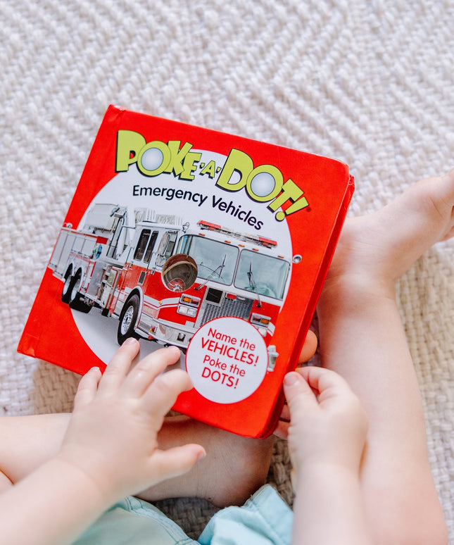 Poke-a-Dot: Emergency Vehicles Board Book