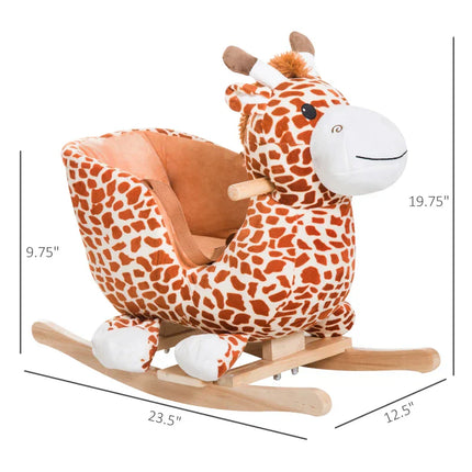 Qaba Kids Ride On Rocking Horse