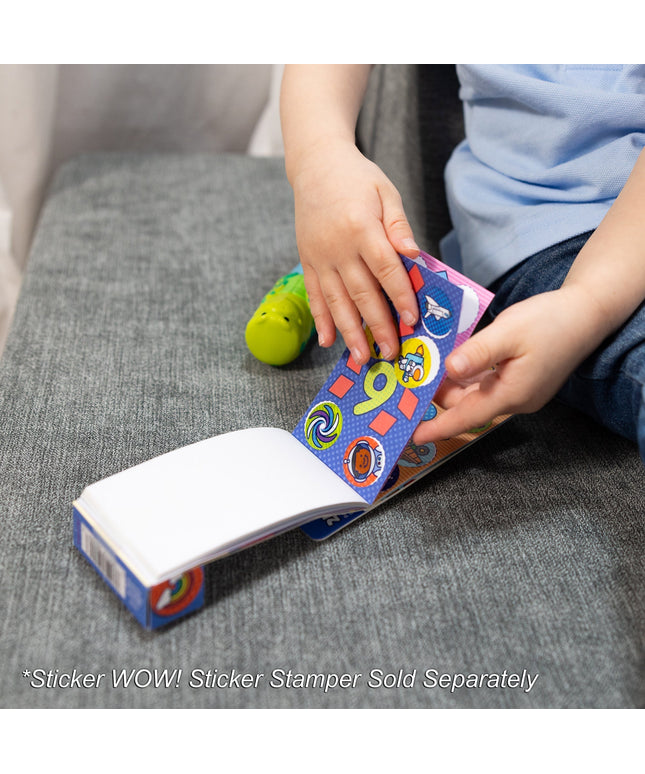 Sticker WOW!® Mini Activity Pad & Refill Stickers - Surprise Pack 1 (200+ Stickers, Stamper Not Included)