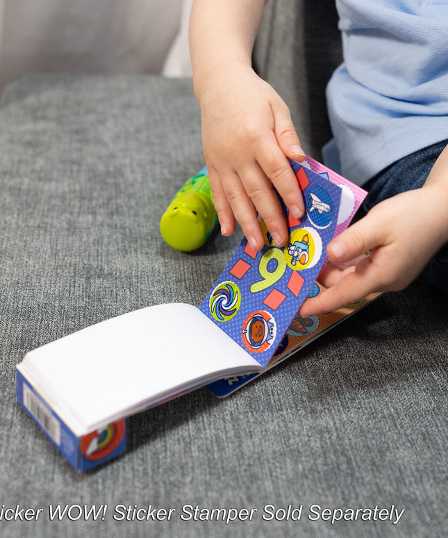 Sticker WOW!® Mini Activity Pad & Refill Stickers - Surprise Pack 1 (200+ Stickers, Stamper Not Included)