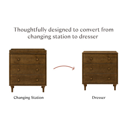 Lolly 3-Drawer Changer Dresser with Removable Changing Tray