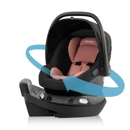 Evenflo Revolve180 LiteMax NXT Rotational Infant Car Seat - Rose Pink