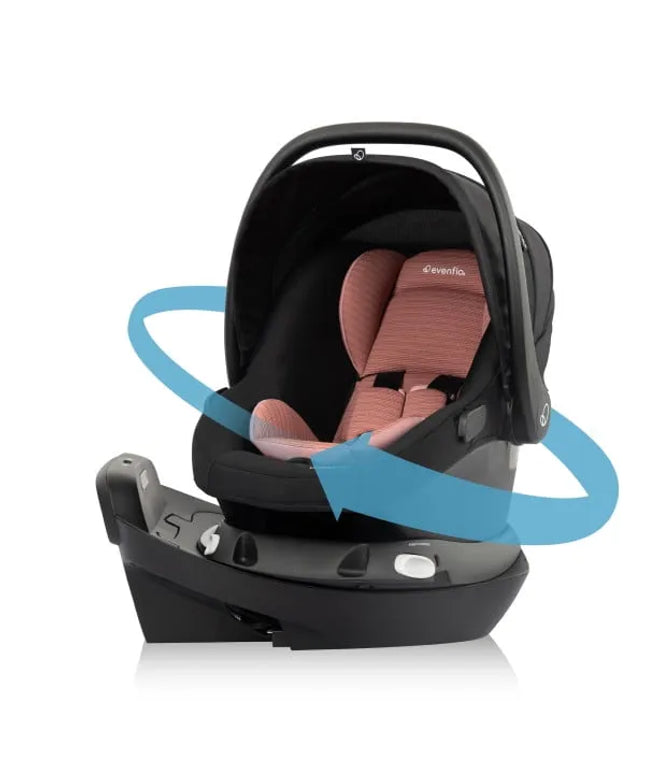 Evenflo Revolve180 LiteMax NXT Rotational Infant Car Seat - Rose Pink