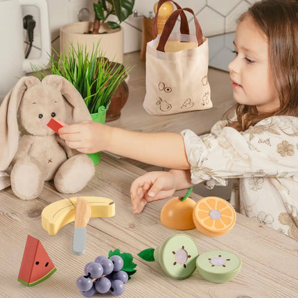 Wooden Childs Play Food Set - Fruit