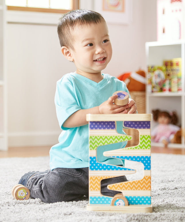 First Play Wooden Safari Zig-Zag Tower