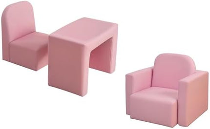2-in-1 Multifunctional Kids Sofa Convertible Table and Chair