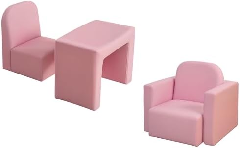 2-in-1 Multifunctional Kids Sofa Convertible Table and Chair