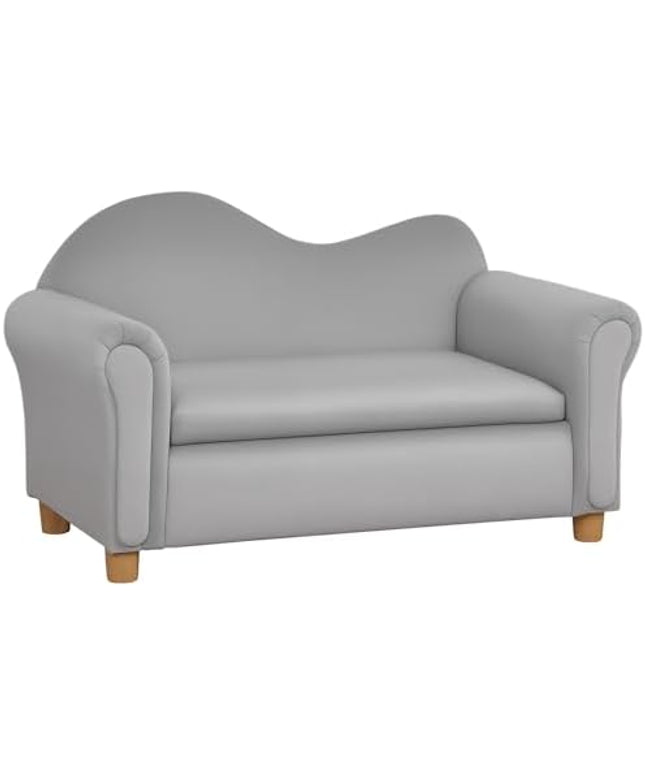 Ergonomic Foam Kids Sofa with Inner Toy Storage Chest