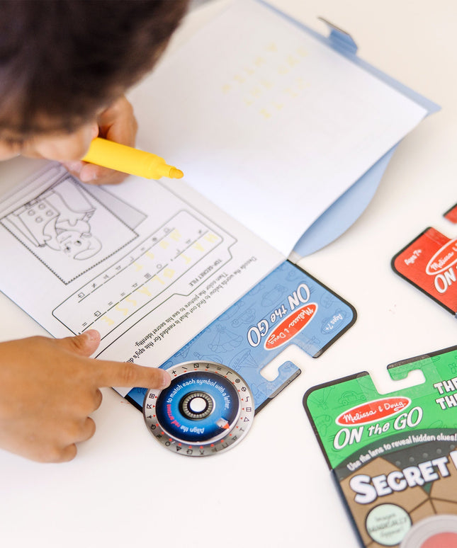 On the Go™ Secret Decoder Activity Books 3-Pack: Slippery Flippers, Runaway Ruby, Game Book