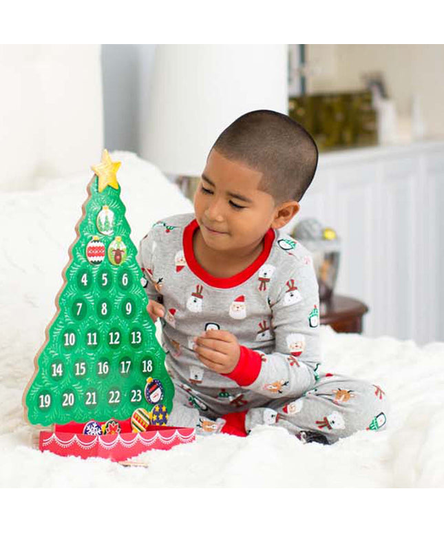 Countdown to Christmas Wooden Seasonal Calendar