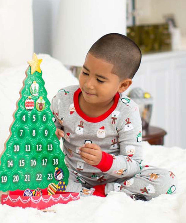 Countdown to Christmas Wooden Seasonal Calendar