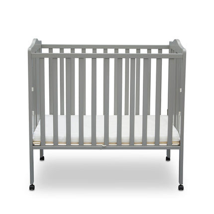Folding Portable Mini Baby Crib with 1.5-inch Mattress