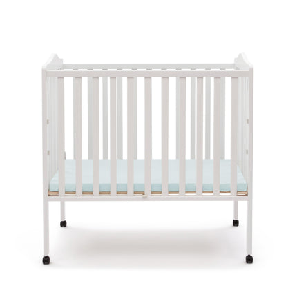 Folding Portable Mini Baby Crib with 1.5-inch Mattress