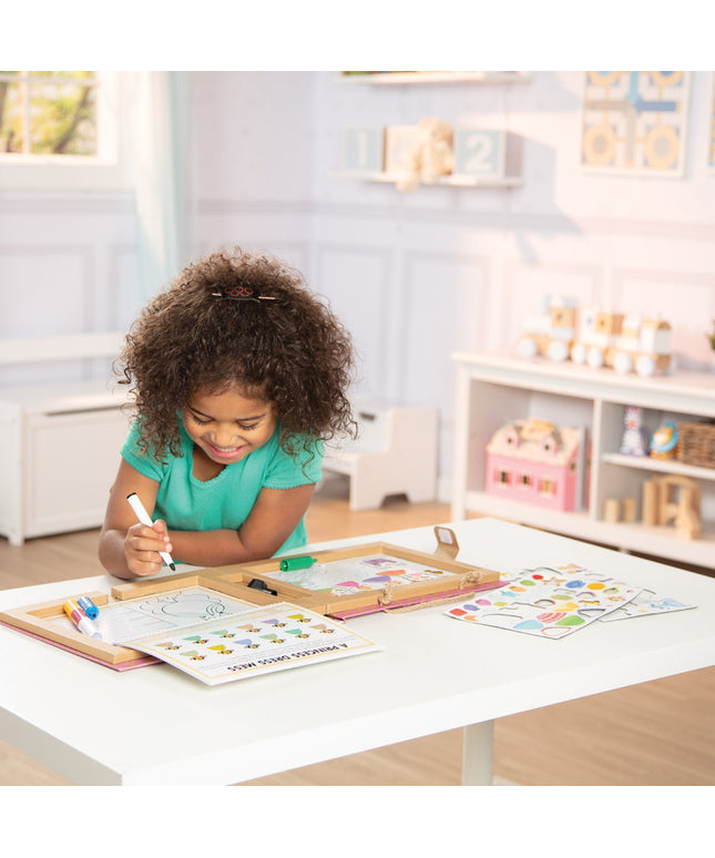Natural Play: Play, Draw, Create Reusable Drawing & Magnet Kit – Princesses