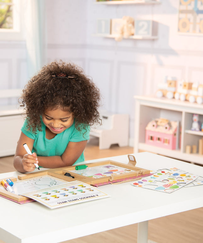 Natural Play: Play, Draw, Create Reusable Drawing & Magnet Kit – Princesses