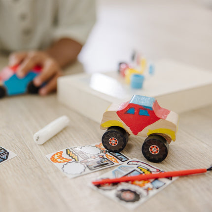 Created By Me!™ Vehicles Craft Kit 2-Pack: Race Car & Monster Truck