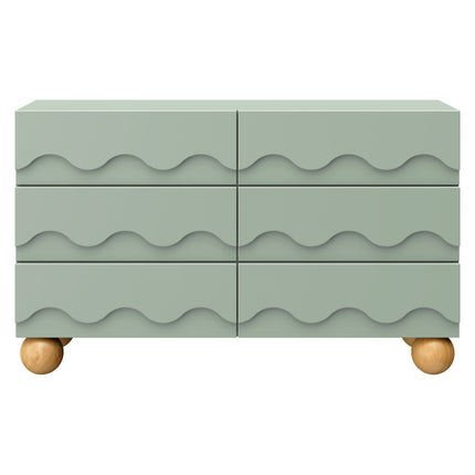 Lido Wave 6-Drawer Assembled Dresser