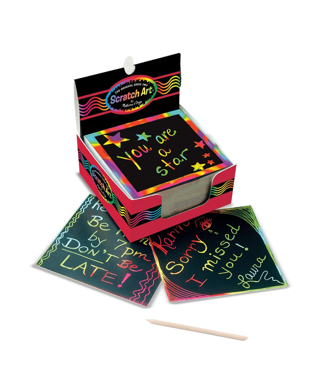 Scratch Art Rainbow Mini Notes _Box of 125