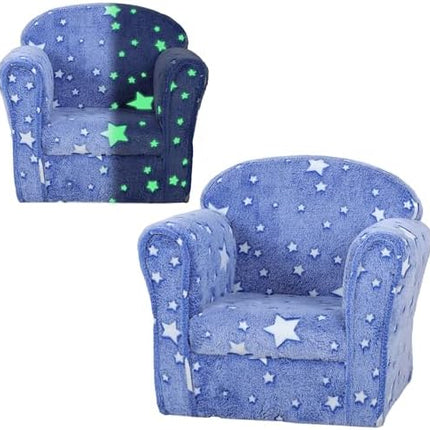 Toddler Sofa with Glow in The Dark Star Design